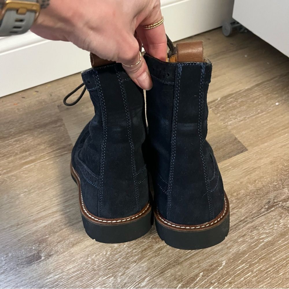 Jack Threads Blue Suede Boot - Picture 3 of 8